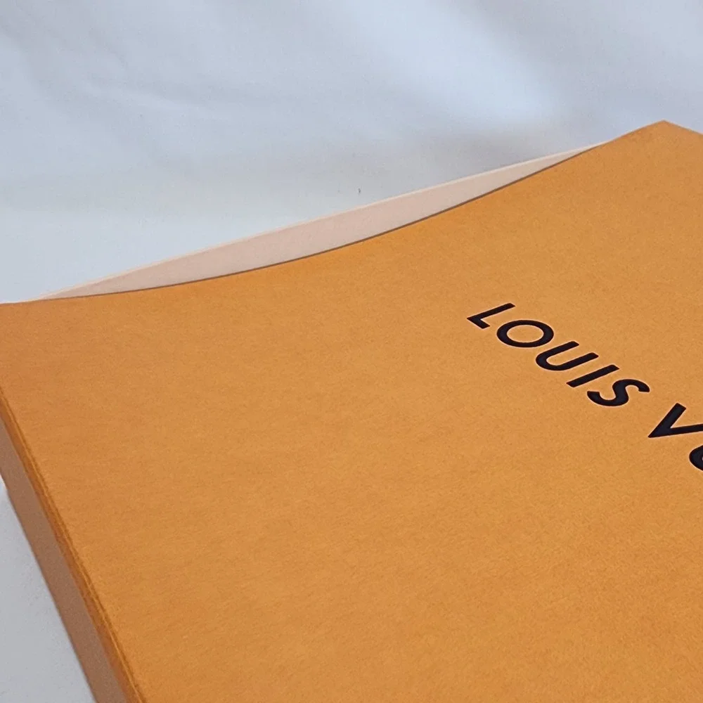 Louis Vuitton Orange Gift‎ Box Dust Bag Set Large Magnetic Box Small Drawer Box